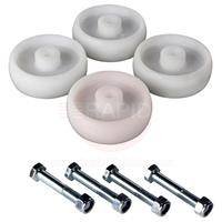 NWH 400 4 Roller Nylon Wheel Kit